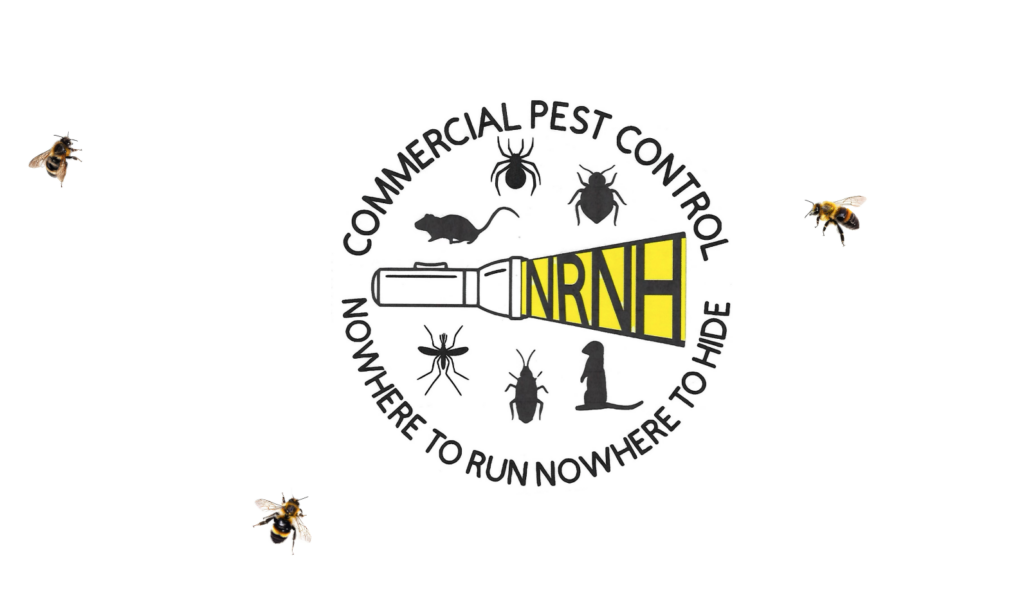 nowhere to run nowhere to hide pest control logo